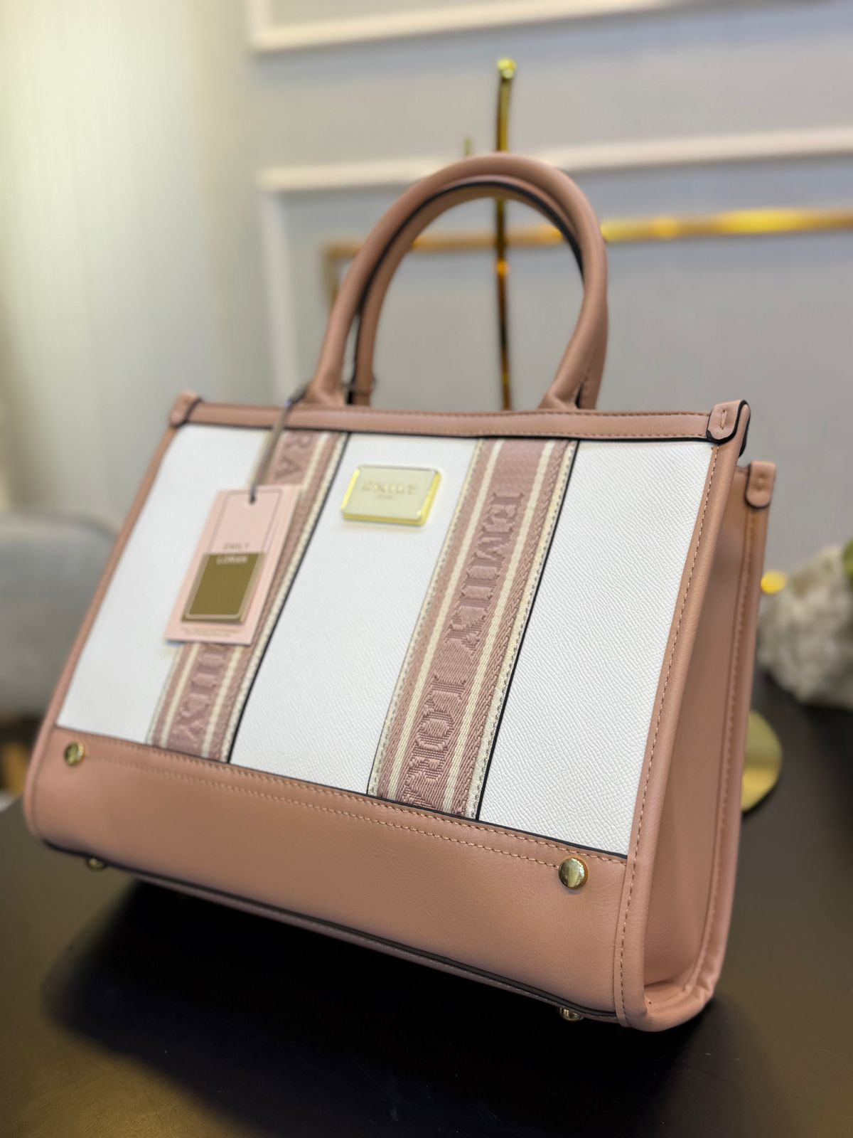 حقيبة نسائي جلد نقش